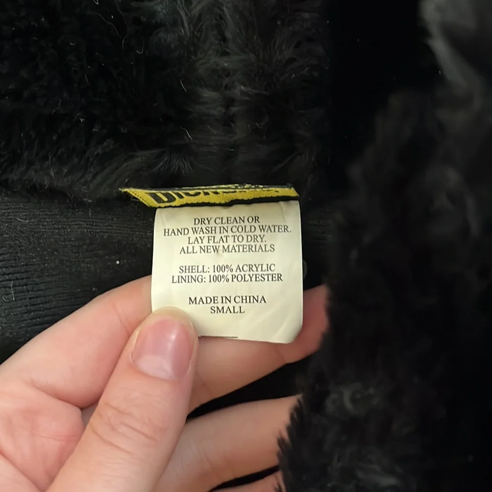 Small Black Dog Coat - Picture 4 of 5